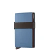 Pasjeshouders|Creditcardhouders>Secrid Bandwallet Matte steel blue-brown
