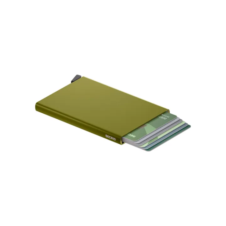 Rfid Portemonnees|Kleine Portemonnees>Secrid Cardprotector Cardholder kelp