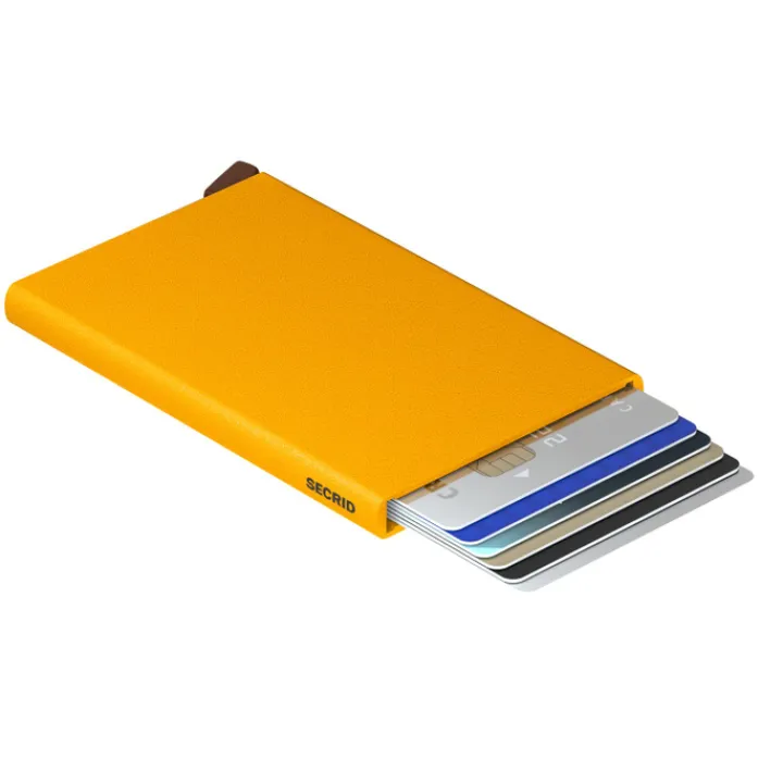 Pasjeshouders|Creditcardhouders>Secrid Cardprotector Kaarthouder Powder ochre