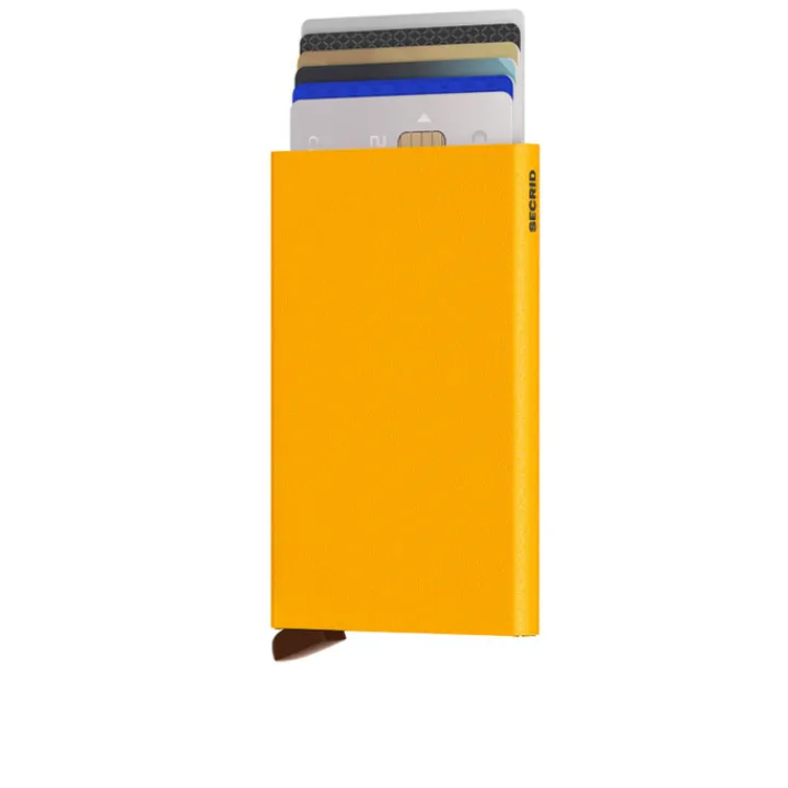 Pasjeshouders|Creditcardhouders>Secrid Cardprotector Kaarthouder Powder ochre