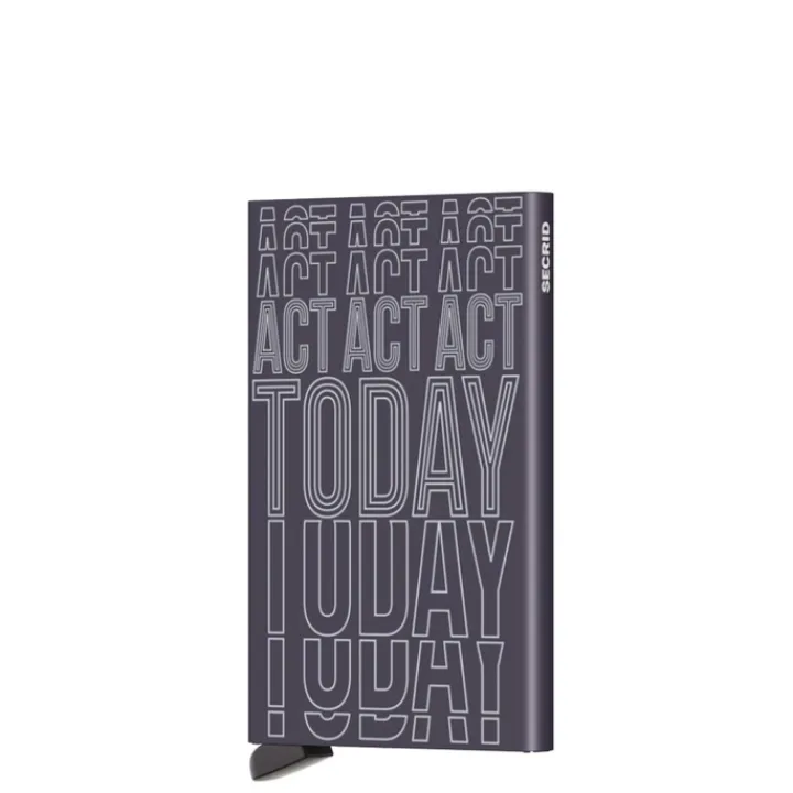 Pasjeshouders|Creditcardhouders>Secrid Cardprotector Laser act today dark purple