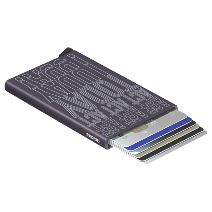 Pasjeshouders|Creditcardhouders>Secrid Cardprotector Laser act today dark purple