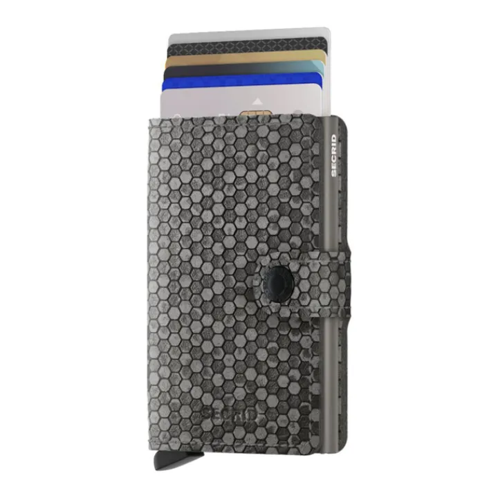 Pasjeshouders|Creditcardhouders>Secrid Miniwallet Hexagon grey