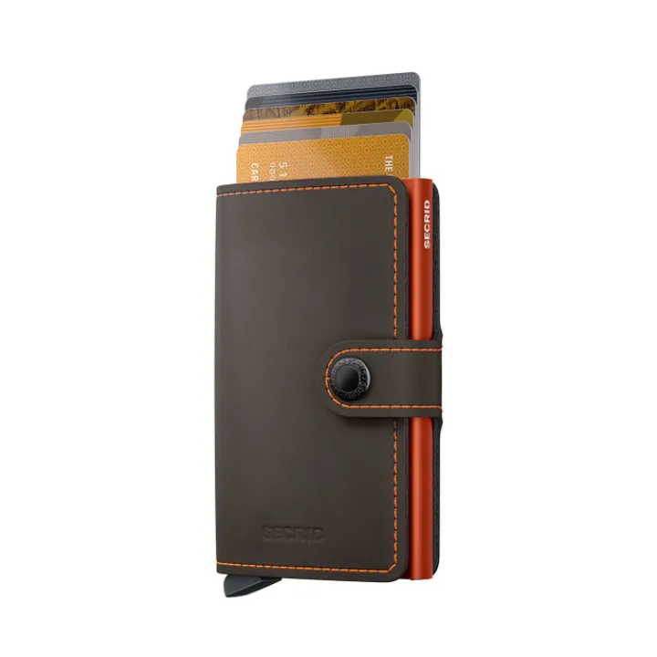 Pasjeshouders|Creditcardhouders>Secrid Miniwallet Matte truffle orange