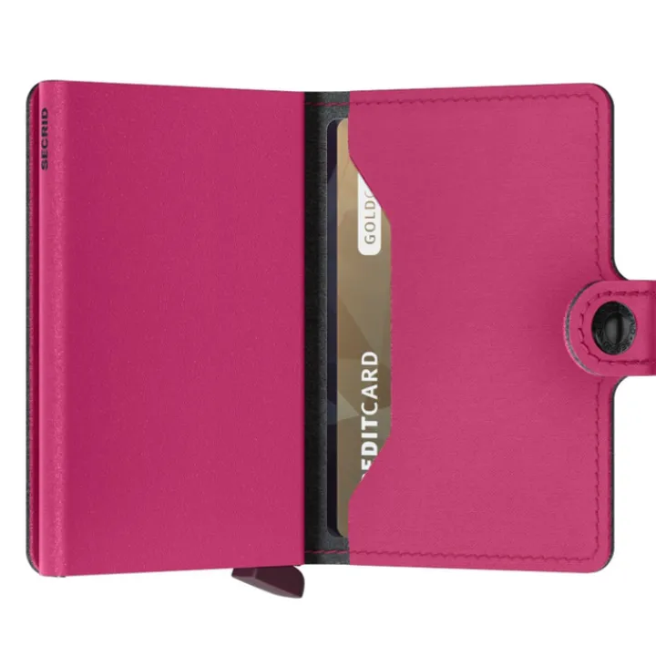 Pasjeshouders|Creditcardhouders>Secrid Miniwallet Portemonnee Yard Powder fuchsia