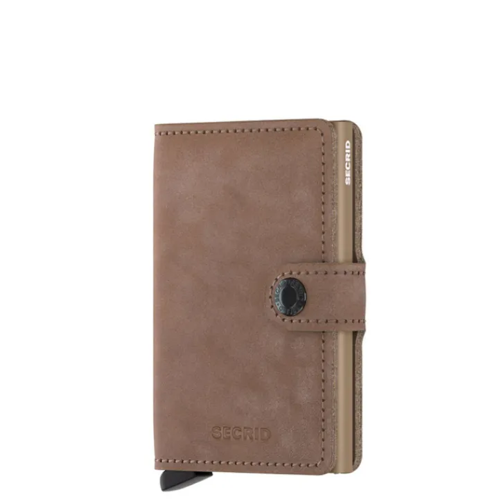 Pasjeshouders|Creditcardhouders>Secrid Miniwallet Portemonnee Vintage taupe