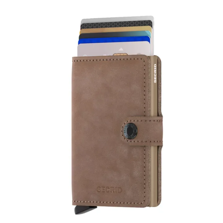 Pasjeshouders|Creditcardhouders>Secrid Miniwallet Portemonnee Vintage taupe