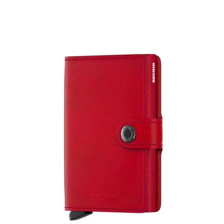 Pasjeshouders|Creditcardhouders>Secrid Miniwallet Portemonnee red leather