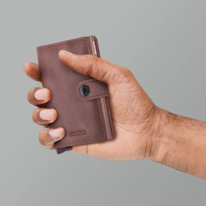 Pasjeshouders|Creditcardhouders>Secrid Miniwallet Portemonnee Vintage mauve