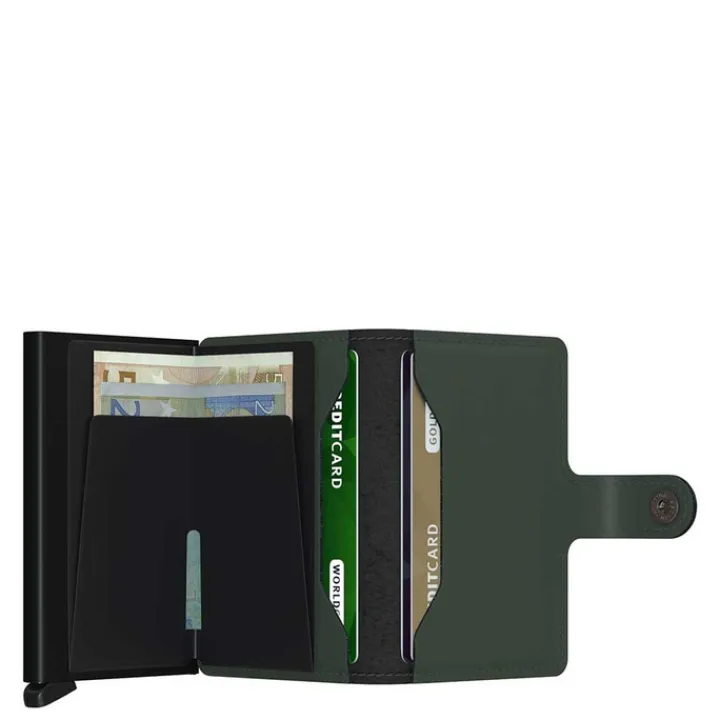 Pasjeshouders|Creditcardhouders>Secrid Miniwallet Portemonnee Matte green / black