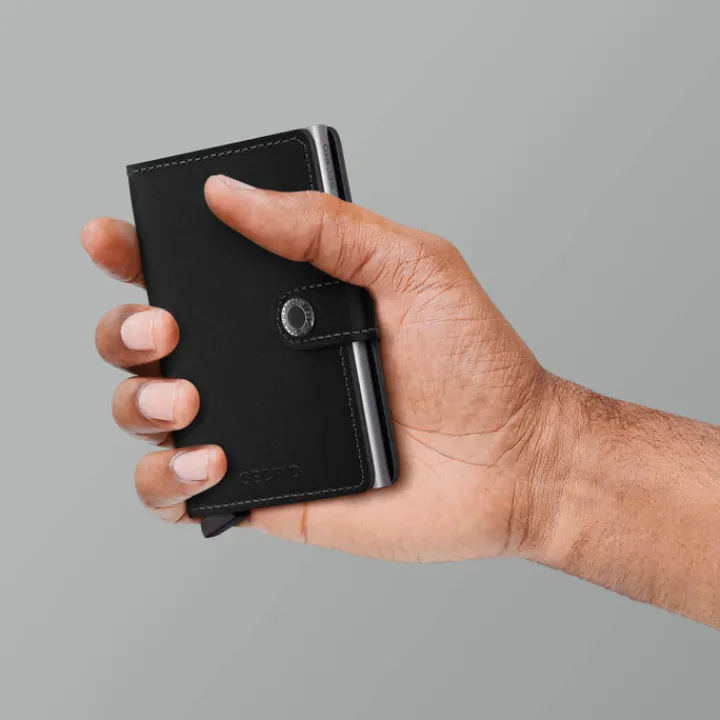 Pasjeshouders|Creditcardhouders>Secrid Miniwallet Portemonnee black leather