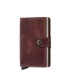 Pasjeshouders|Creditcardhouders>Secrid Miniwallet Portemonnee brown Vintage leather