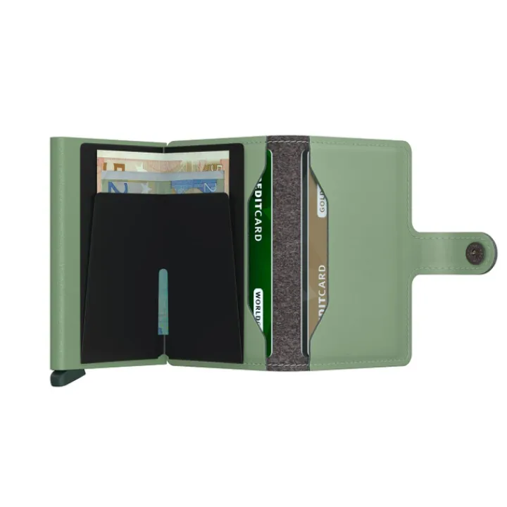Pasjeshouders|Creditcardhouders>Secrid Miniwallet Portemonnee Yard Powder pistachio