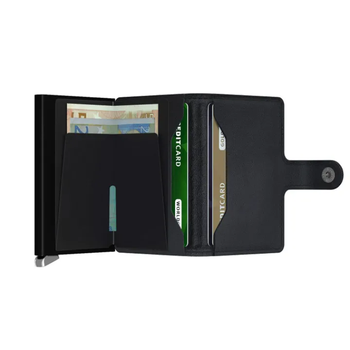 Pasjeshouders|Creditcardhouders>Secrid Miniwallet Portemonnee Emboss Lines black