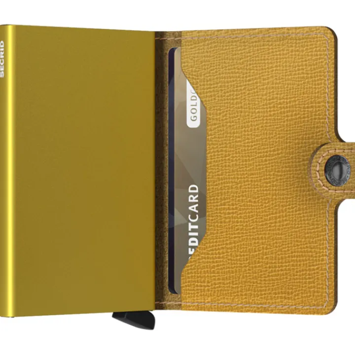 Pasjeshouders|Creditcardhouders>Secrid Miniwallet Portemonnee Crisple ochre