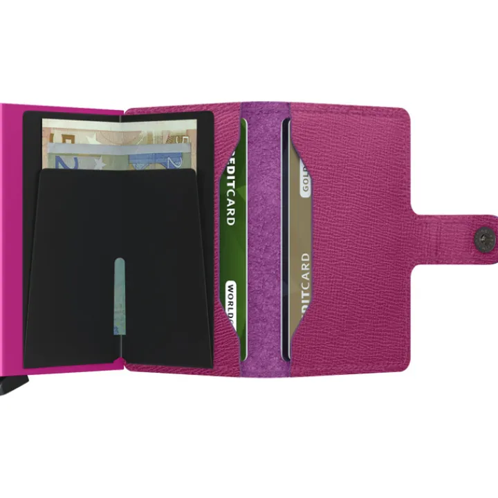 Pasjeshouders|Creditcardhouders>Secrid Miniwallet Portemonnee Crisple fuchsia