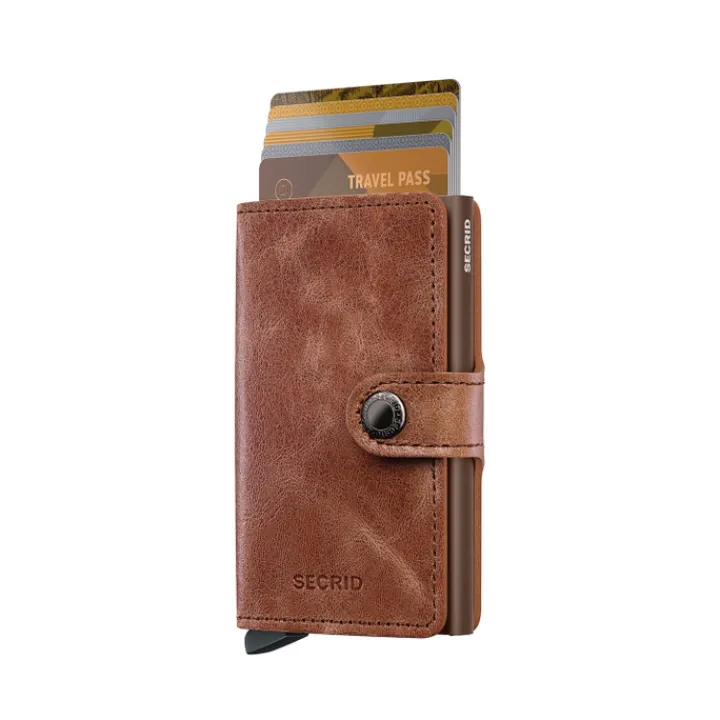 Pasjeshouders|Creditcardhouders>Secrid Miniwallet Vintage cognac-brown