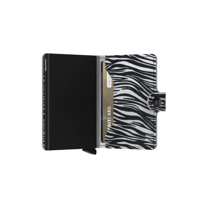 Pasjeshouders|Creditcardhouders>Secrid Miniwallet Zebra light grey