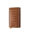 Pasjeshouders|Creditcardhouders>Secrid Slimwallet Emboss Lines V2 cognac