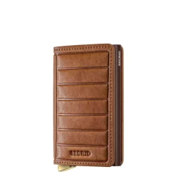 Pasjeshouders|Creditcardhouders>Secrid Slimwallet Emboss Lines V2 cognac