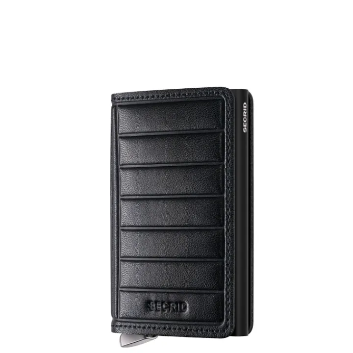 Pasjeshouders|Creditcardhouders>Secrid Slimwallet Emboss Lines V2 black