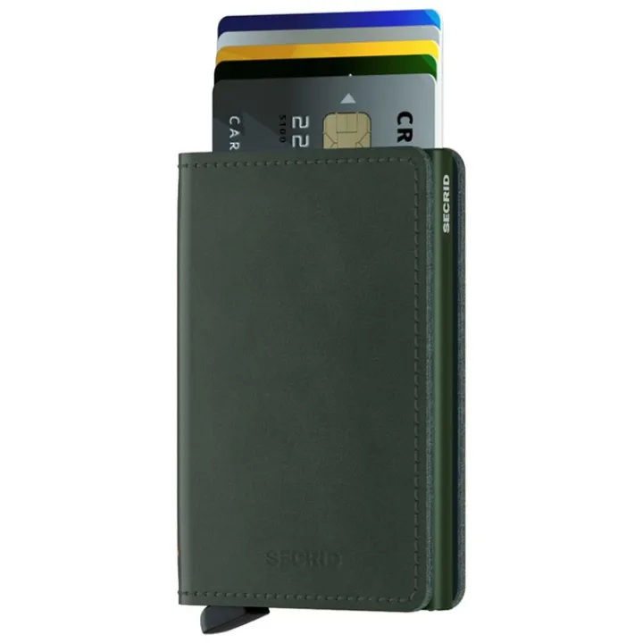 Pasjeshouders|Creditcardhouders>Secrid Slimwallet Portemonnee Original green