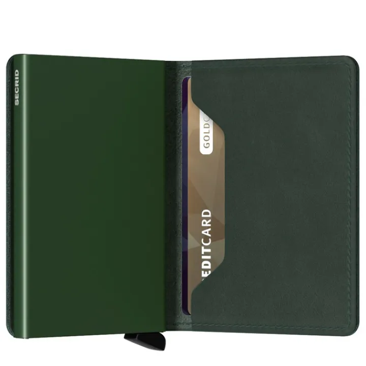 Pasjeshouders|Creditcardhouders>Secrid Slimwallet Portemonnee Original green
