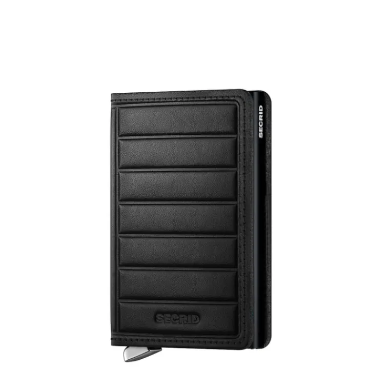 Pasjeshouders|Creditcardhouders>Secrid Slimwallet Portemonnee Emboss Lines black