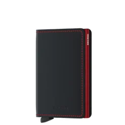 Pasjeshouders|Creditcardhouders>Secrid Slimwallet Portemonnee Matte black & red