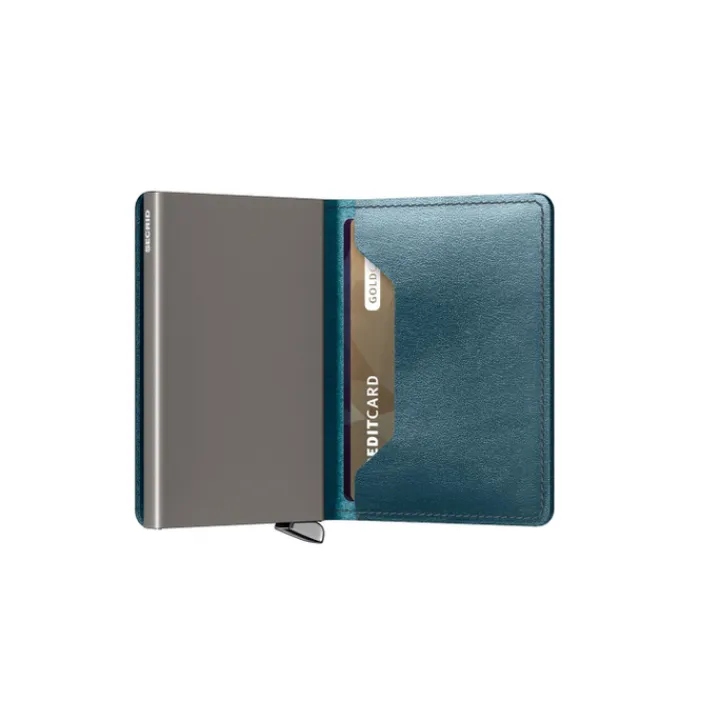 Pasjeshouders|Creditcardhouders>Secrid Slimwallet Portemonnee Dusk teal