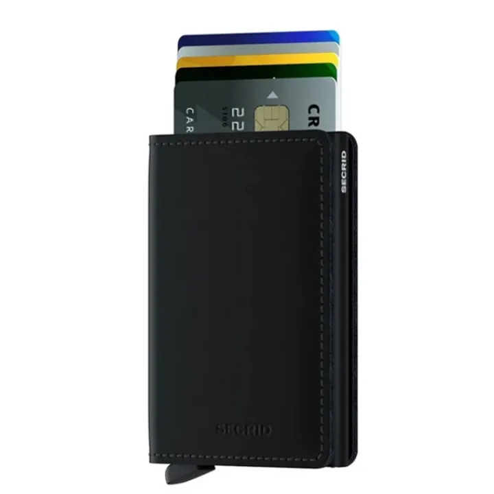 Pasjeshouders|Creditcardhouders>Secrid Slimwallet Portemonnee Matte black