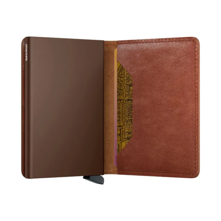 Pasjeshouders|Creditcardhouders>Secrid Slimwallet Vintage cognac-brown