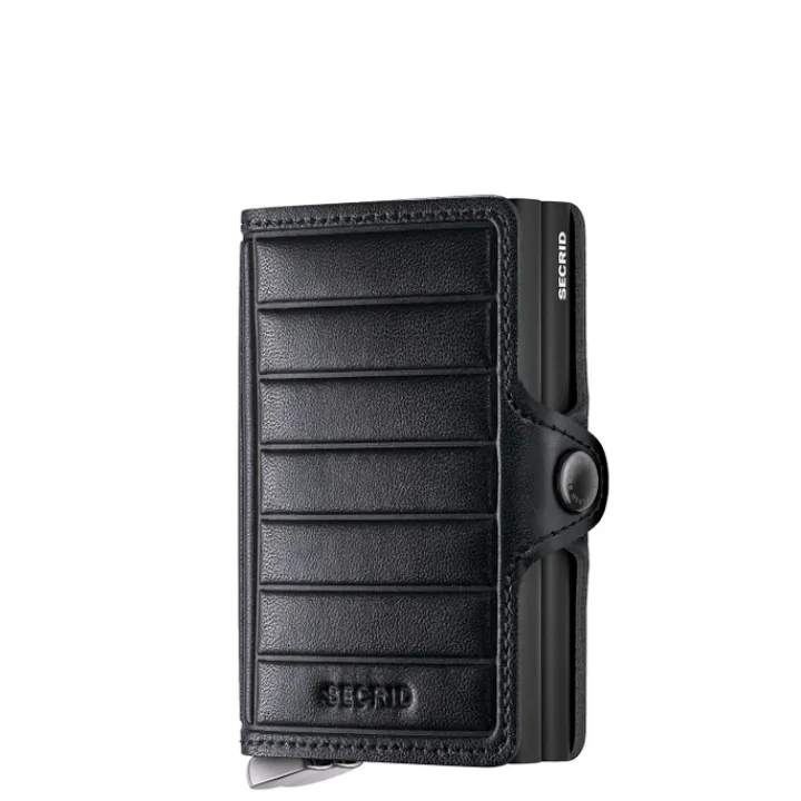 Pasjeshouders|Creditcardhouders>Secrid Twinwallet Emboss Lines V2 black