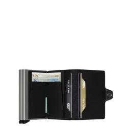 Pasjeshouders|Creditcardhouders>Secrid Twinwallet Portemonnee black leather