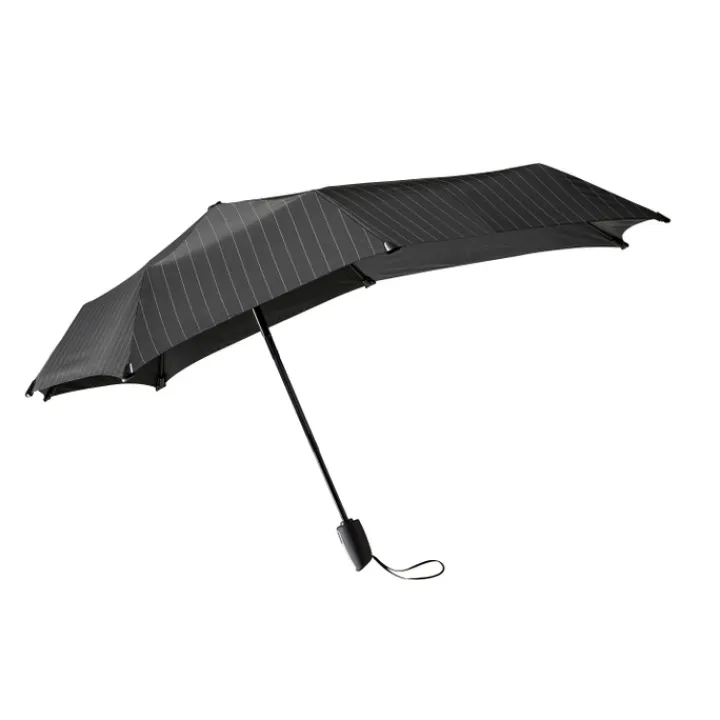 Paraplu'S>Senz Automatic Opvouwbare Stormparaplu pin stripes black