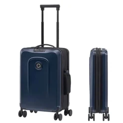 Klm Trolleys|Handbagage Trolleys>Senz Foldaway Carry On Trolley 55 midnight blue