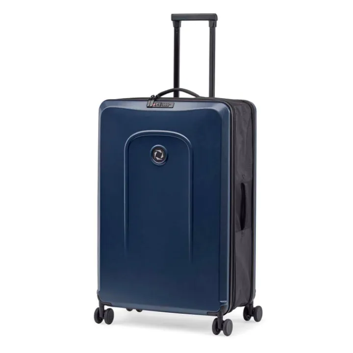 Harde Koffers|Reiskoffers>Senz Foldaway Check-In Trolley Large midnight blue