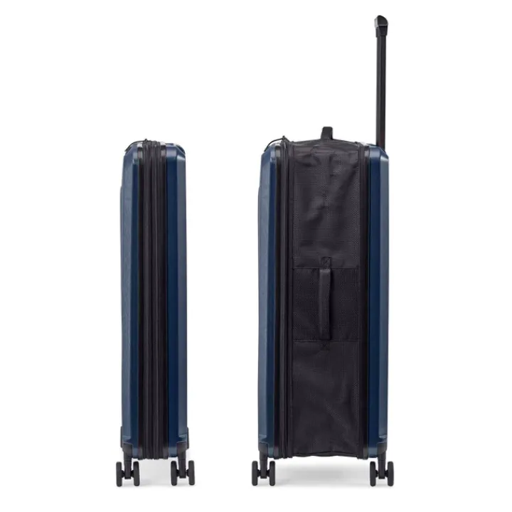 Harde Koffers|Reiskoffers>Senz Foldaway Check-In Trolley Large midnight blue
