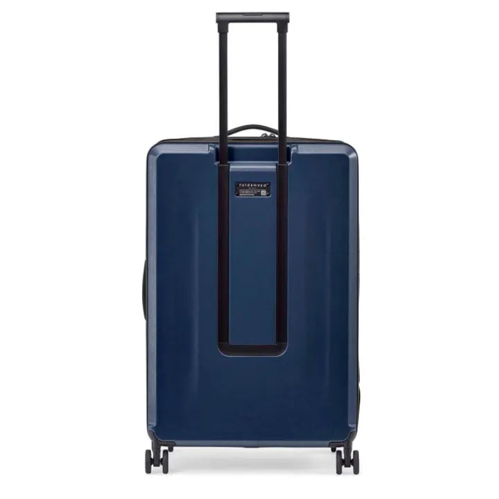 Harde Koffers|Reiskoffers>Senz Foldaway Check-In Trolley Large midnight blue