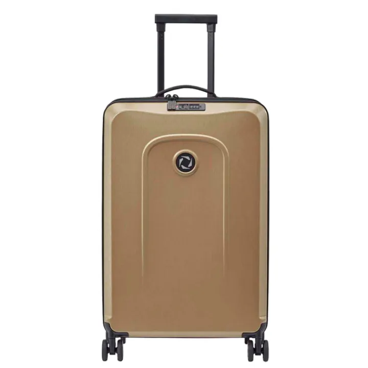 Harde Koffers|Reiskoffers>Senz Foldaway Check-In Trolley Medium champagne brown