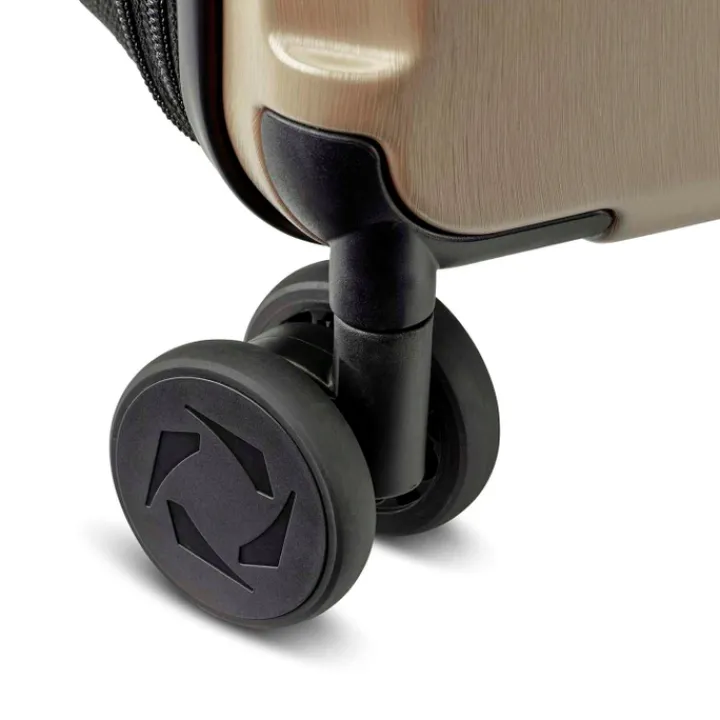 Harde Koffers|Reiskoffers>Senz Foldaway Check-In Trolley Medium champagne brown