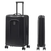 Harde Koffers|Reiskoffers>Senz Foldaway Check-In Trolley Medium pure black