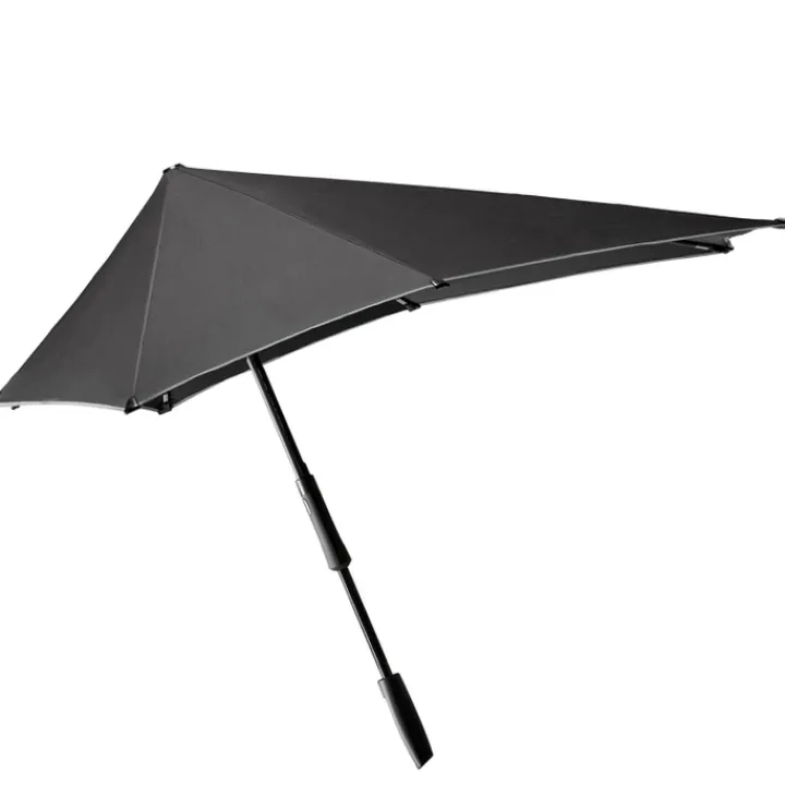 Paraplu'S>Senz Large Stick Stormparaplu black reflective
