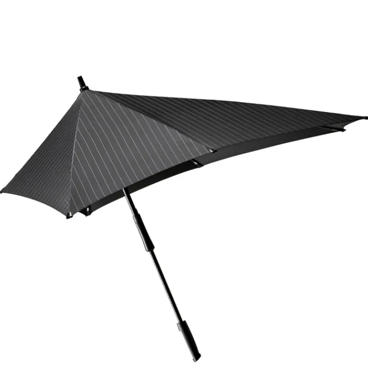 Paraplu'S>Senz XXL Stick Stormparaplu pin stripes black
