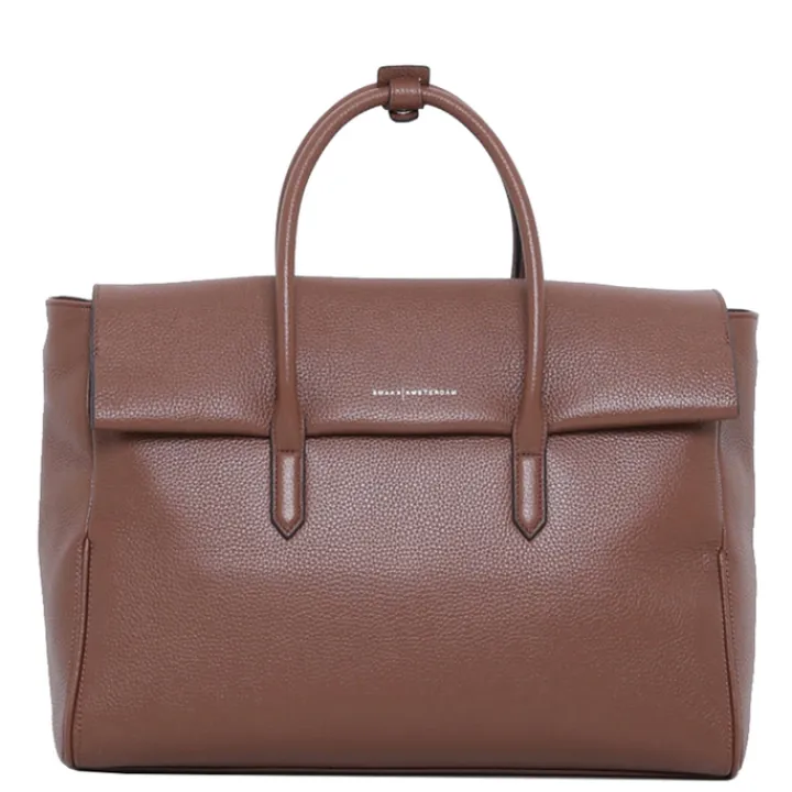 Schoudertassen|Handtassen>Smaak Amsterdam Barbra XL Workingbag camel