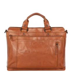 14 Inch Laptoptassen|Laptop Schoudertassen>Spikes & Sparrow Bennie Business Bag brandy