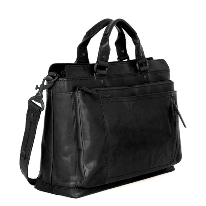 14 Inch Laptoptassen|Laptop Schoudertassen>Spikes & Sparrow Bennie Business Bag black