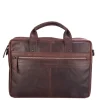Herentassen|13 Inch Laptoptassen>Spikes & Sparrow Briefcase dark brown