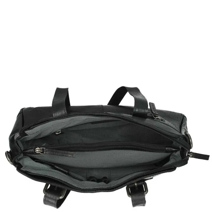 Schoudertassen|Damestassen>Spikes & Sparrow Bronco Dames Schoudertas black