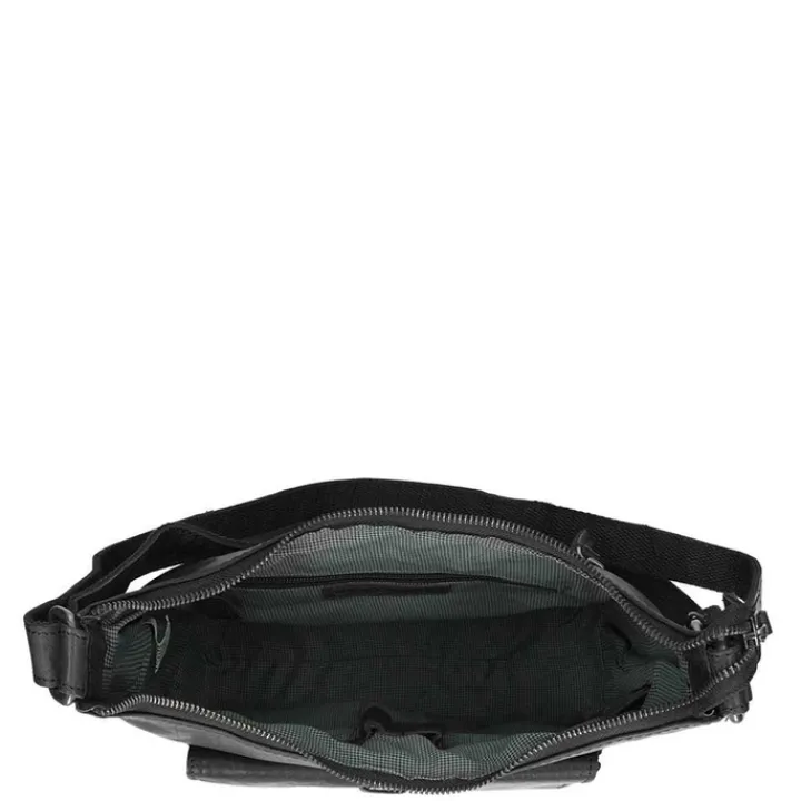 Schoudertassen|Damestassen>Spikes & Sparrow Bronco Dames Casual Schoudertas black